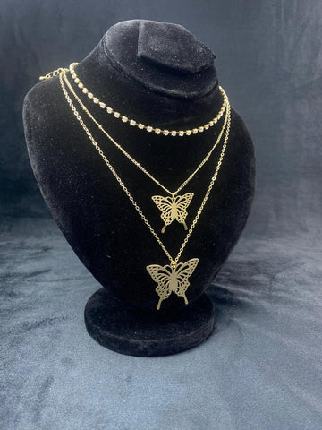 Spirit Butterfly Choker and Pendant se